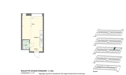 Visual presentation of the listing