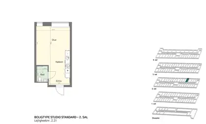 Visual presentation of the listing