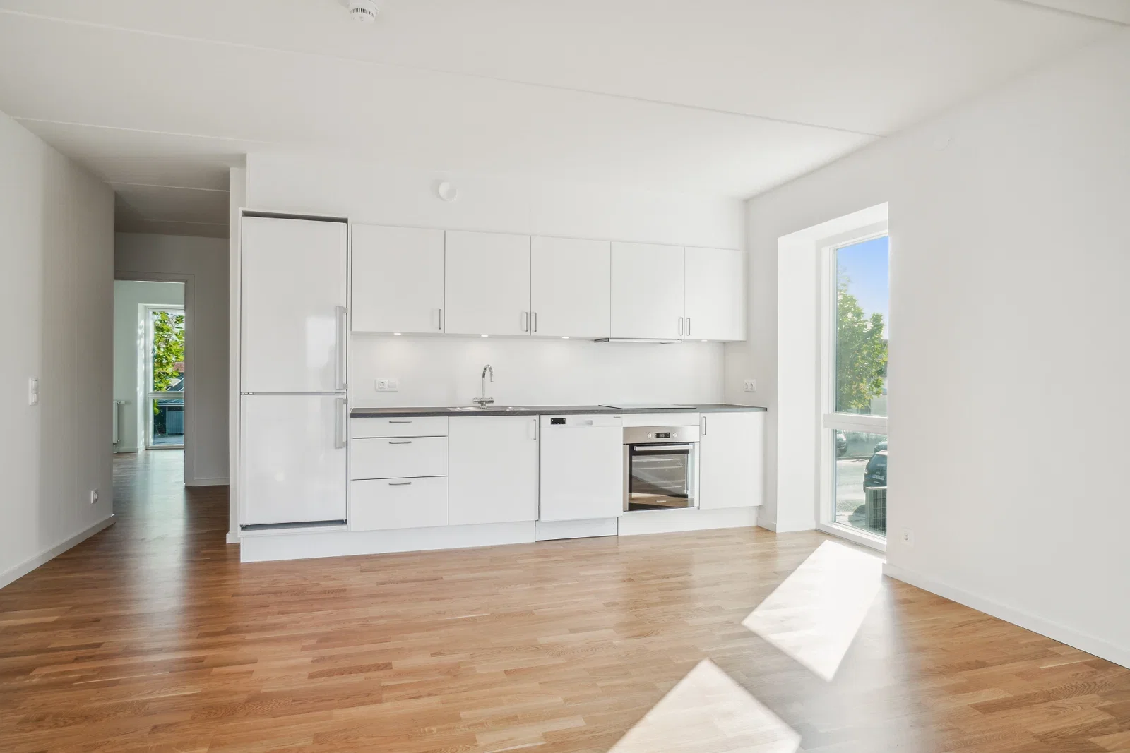 apartment 3-værelses lejlighed i grønne omgivelser
