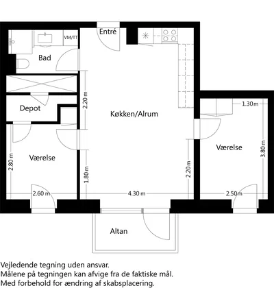 3-værelses bolig med altan eller terrasse - Postgrunden, Ballerup - 3