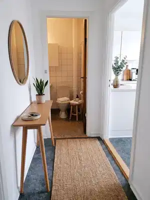 apartment Lys 2-værelses på 62 m2 med stor altan, elevator og gratis parkering