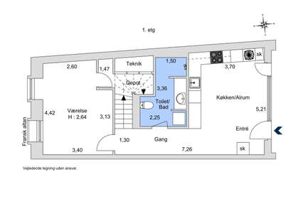 Visual presentation of the listing