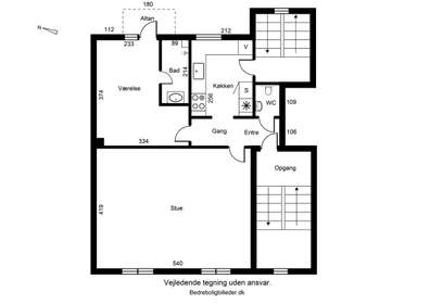 Visual presentation of the listing