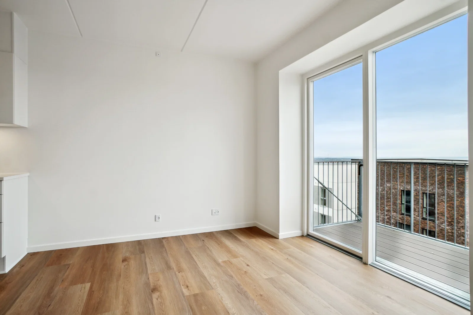 apartment 1-værelses lejlighed i Risskov med altan og fælles tagterrasse