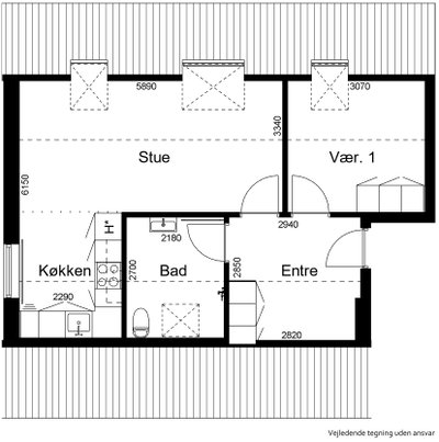 2-værelses lejlighed på 67,2 m² i Aalestrup - Engdiget, Aalestrup - 4