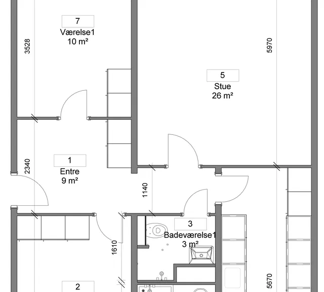 apartment Lækker lejlighed med 3 vær i Nørresundby