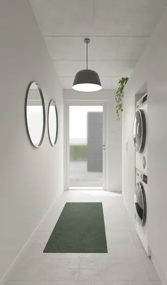 townhouse Moderne bolig med terrasse og privat skur