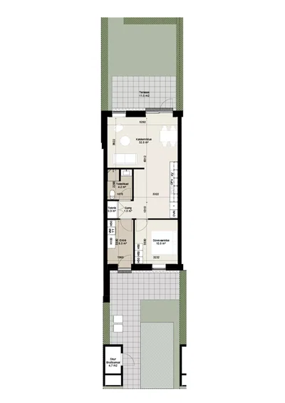 Moderne bolig med terrasse og privat skur - Marie Kjærs Vej, Vejle Øst - 4