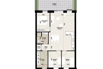Visual presentation of the listing