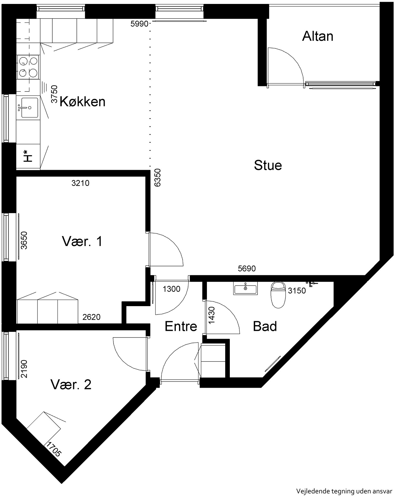 Visual presentation of the listing