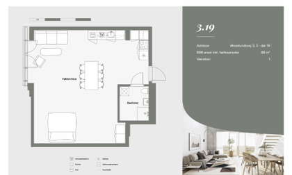 Visual presentation of the listing
