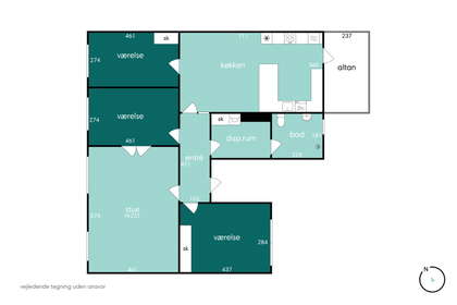Visual presentation of the listing