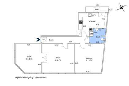 Visual presentation of the listing