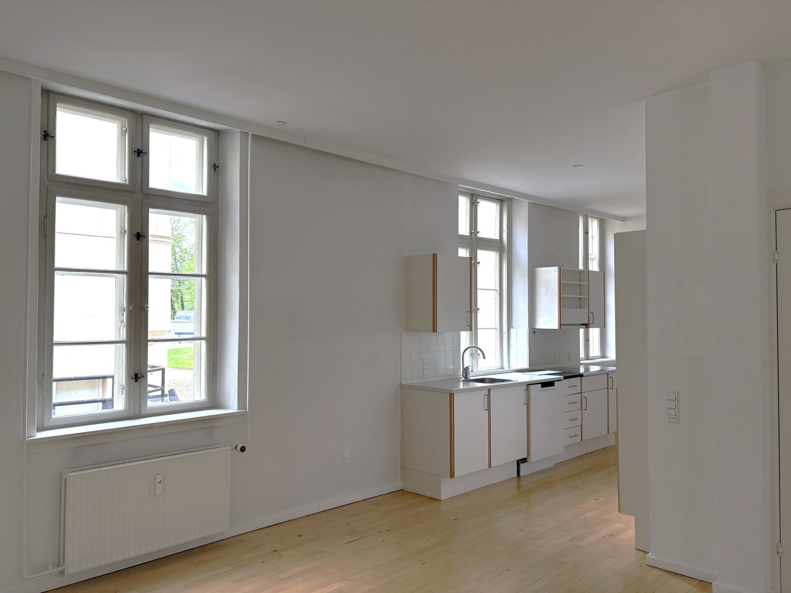 apartment Stor lejlighed med højt til loftet og fælles terrasse