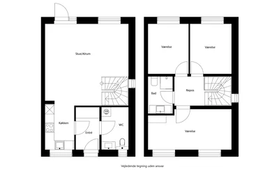 Rowhouse with 4 Rooms for Rent - Brahesbakke, Horsens - 4