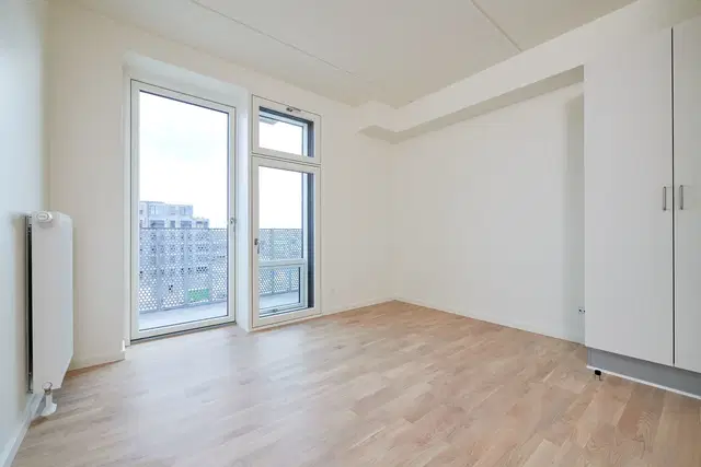 apartment 1-værelses lejlighed med altan og fællesarealer