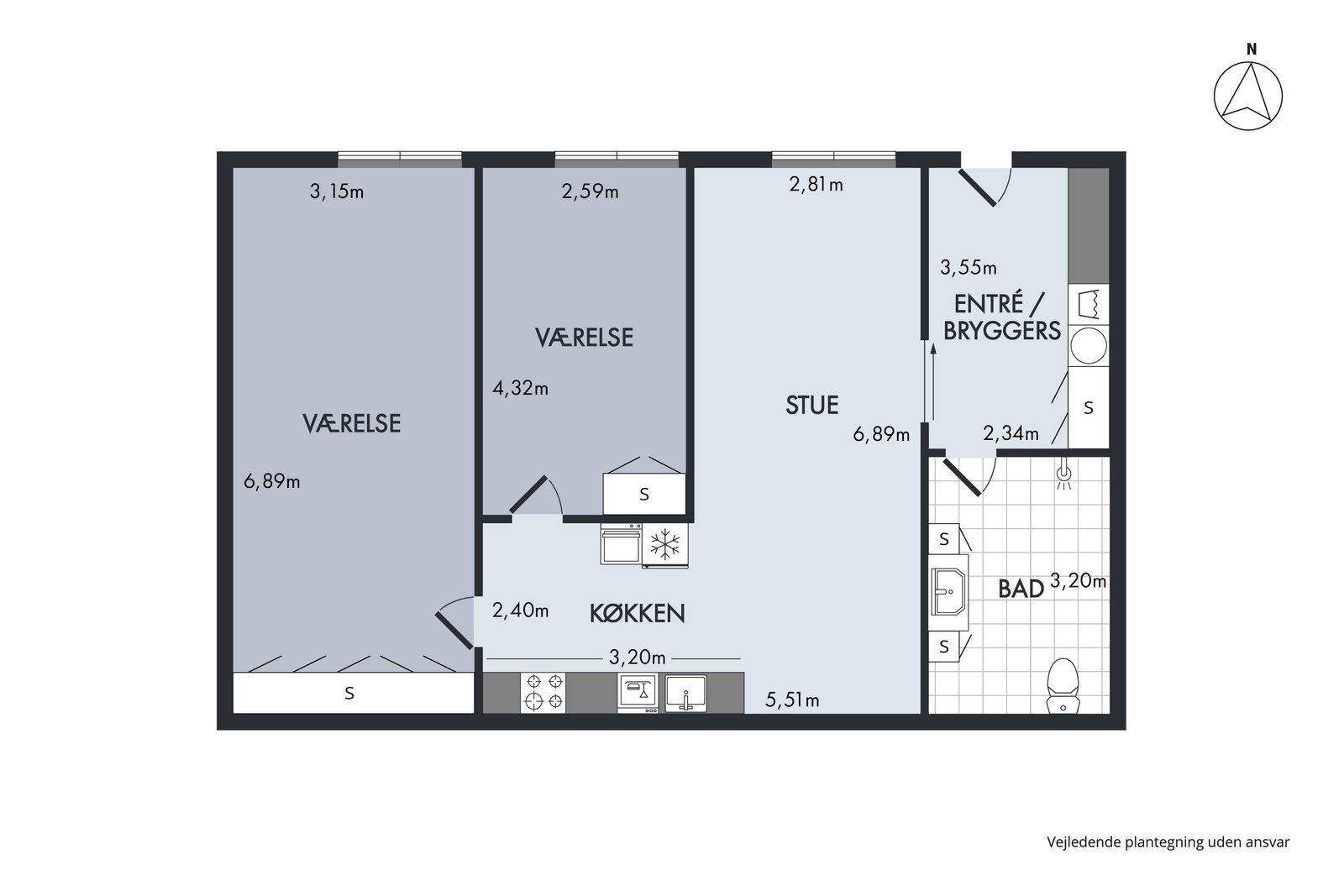 Visual presentation of the listing