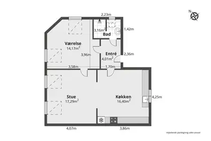 Visual presentation of the listing