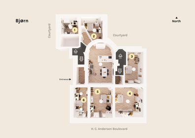Visual presentation of the listing