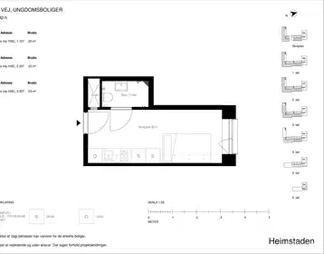 Visual presentation of the listing