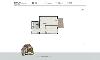 Visual presentation of the listing