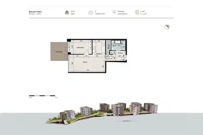 Visual presentation of the listing