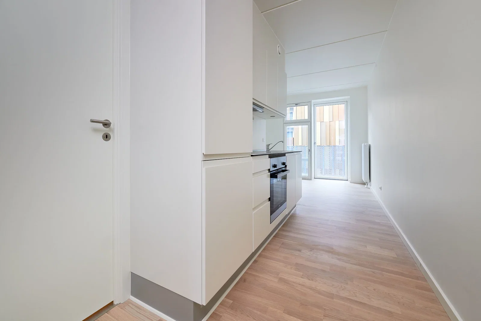 apartment 1-værelses lejlighed med altan og fællesarealer