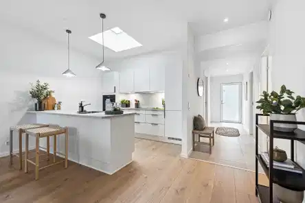 townhouse Rækkehus i ét plan med 3 værelser og terrasse