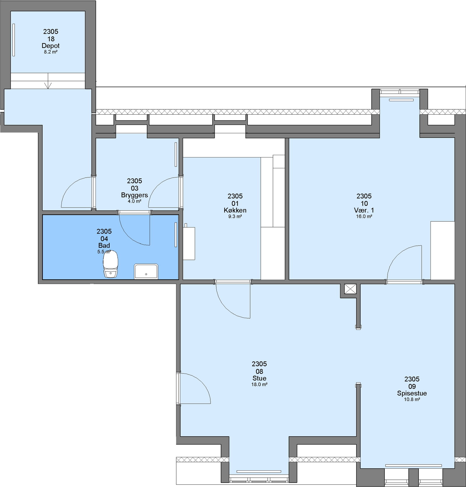 Visual presentation of the listing