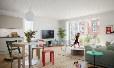 Bright 3-room apartment near forest and public transport - Venezuelavej, Glostrup - 2