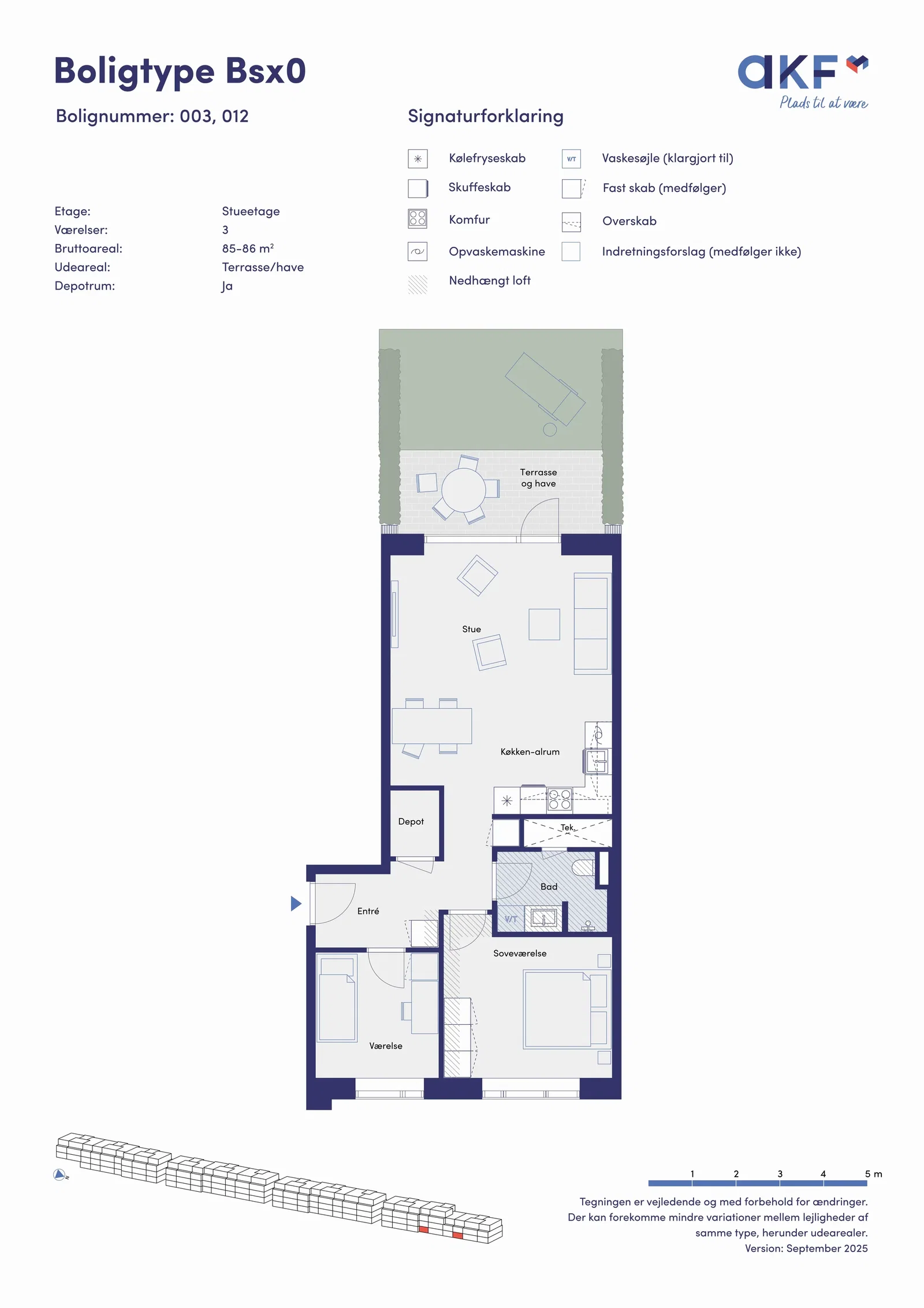 apartment Bright 3-room apartment near forest and public transport