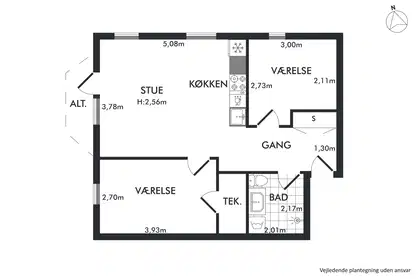 Visual presentation of the listing
