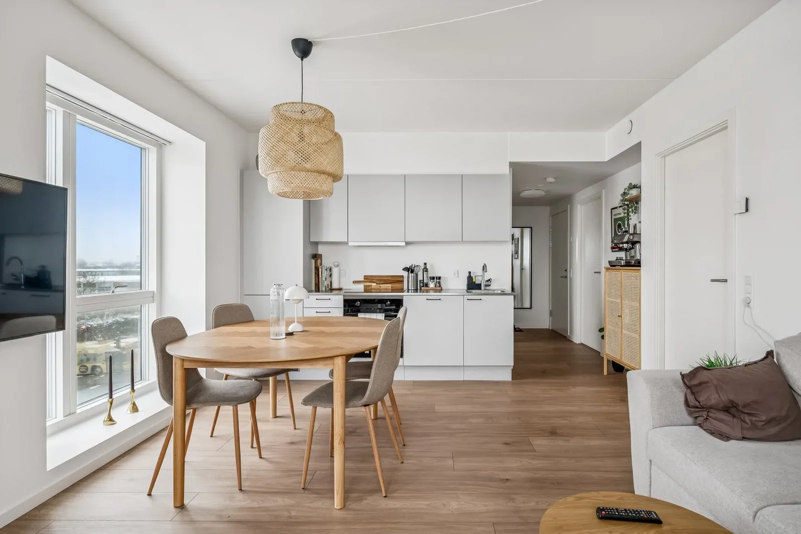 apartment 3-værelses lejlighed med altan i Viby