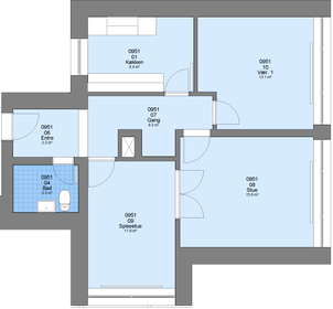Visual presentation of the listing