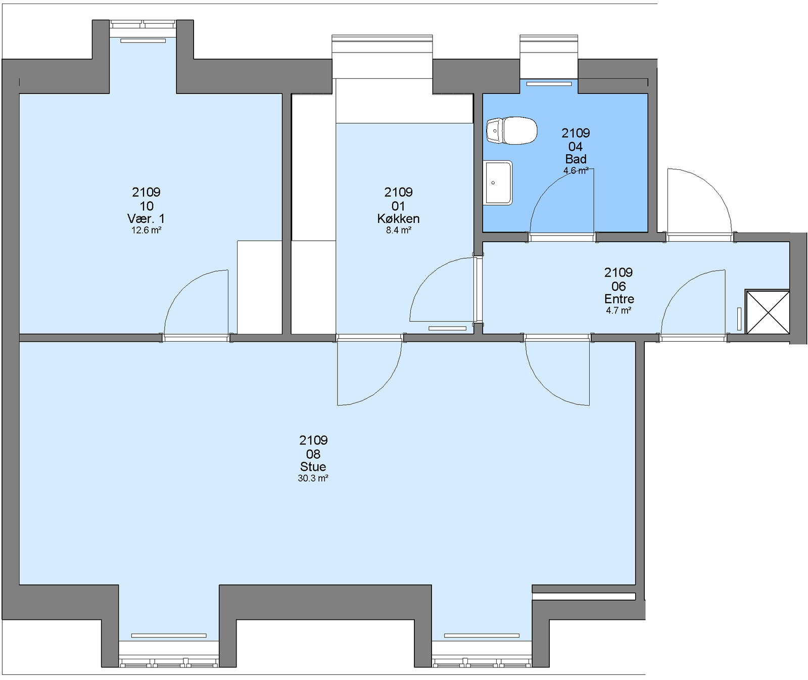 Visual presentation of the listing