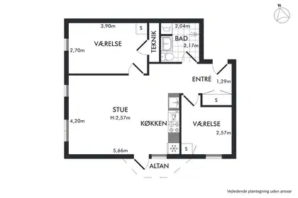 Visual presentation of the listing