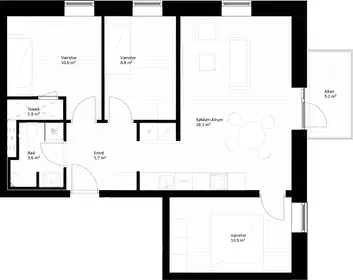 Visual presentation of the listing