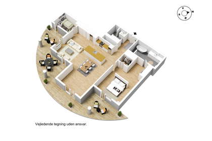 Visual presentation of the listing