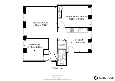 Visual presentation of the listing