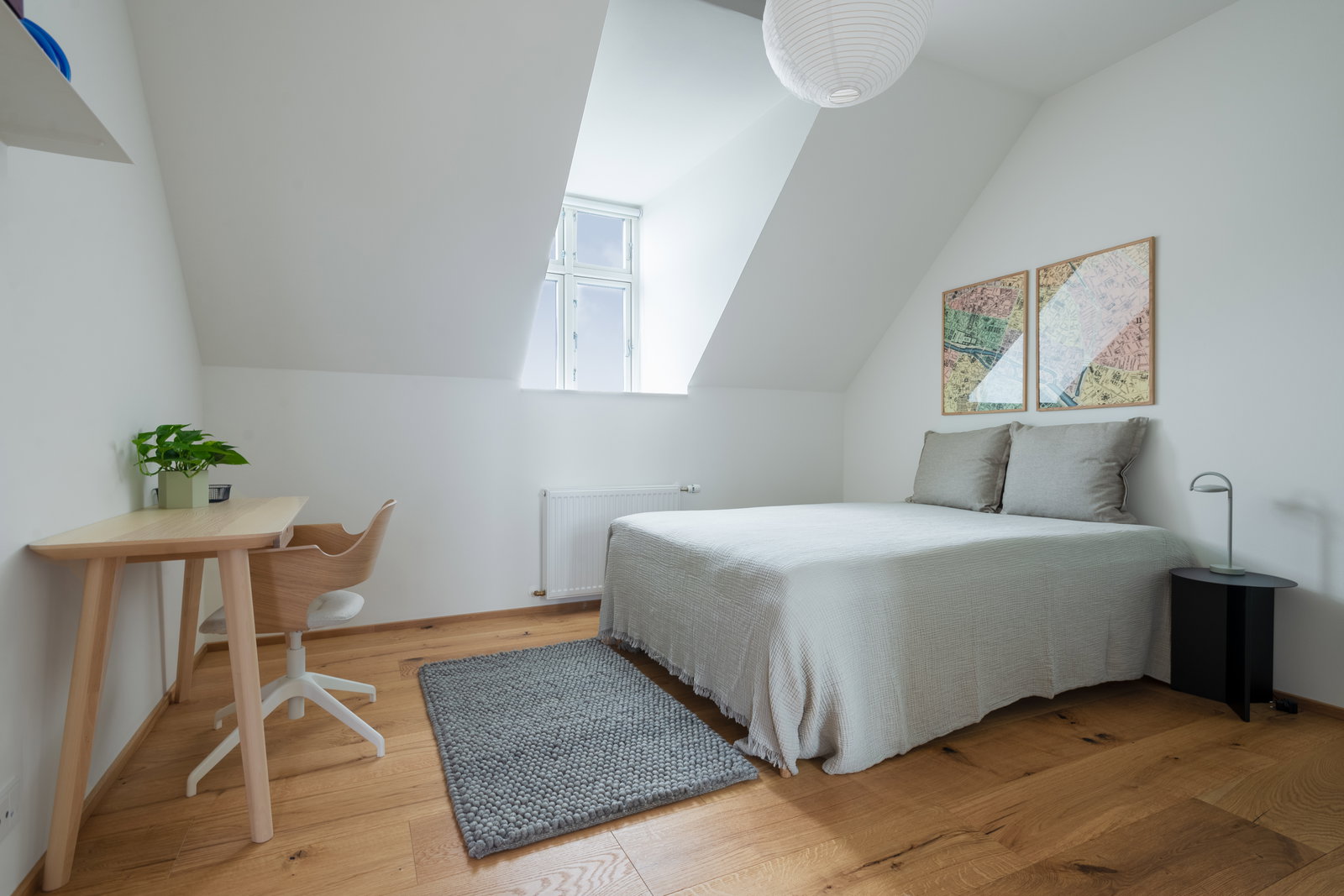 room Singleværelse i Frederiksberg-lejlighed med privat tagterrasse