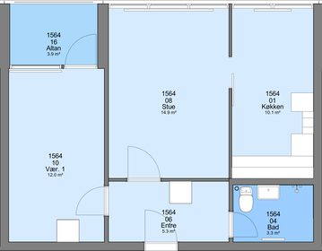 Visual presentation of the listing