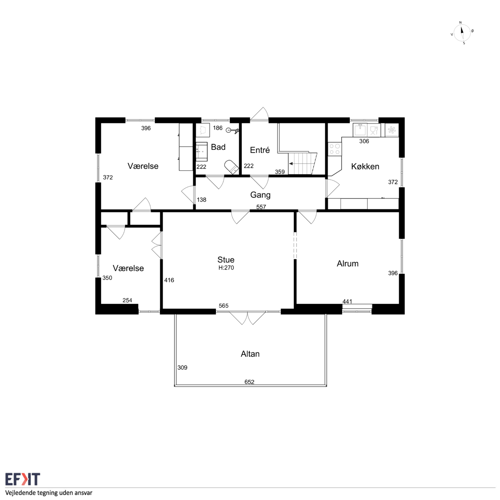 Visual presentation of the listing