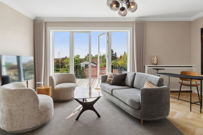Møbleret villalejlighed med solrig terrasse i Dyssegård - Røntoftevej, Dyssegård - 3