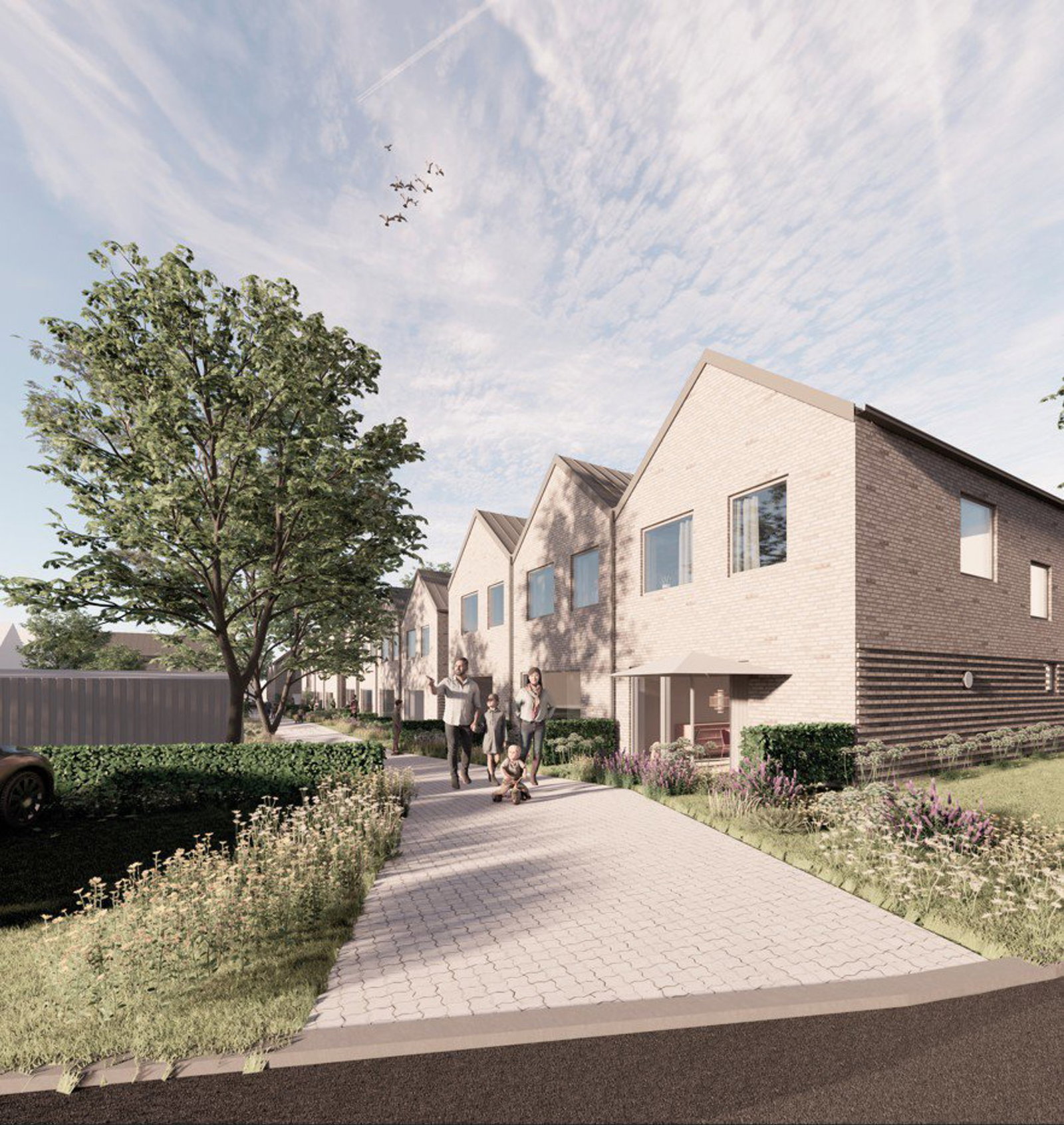 townhouse Charmerende rækkehus i Risskov med privat terrasse