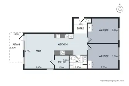 Visual presentation of the listing