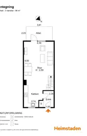 Visual presentation of the listing