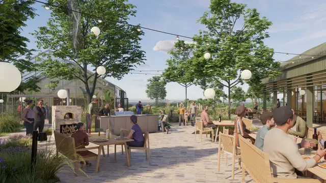 townhouse Ny bynær bofællesskab på toppen af Grejsdalen