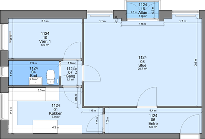 Visual presentation of the listing