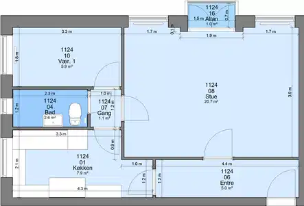 apartment Dejlig familiebolig i 8920 Randers NV