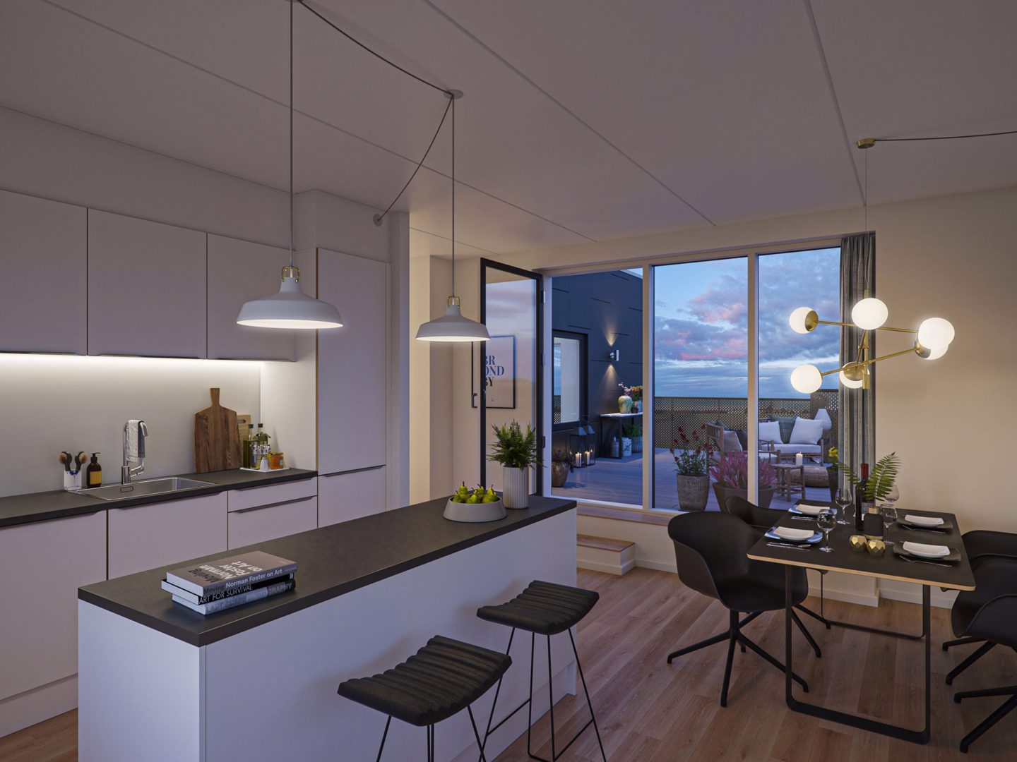 apartment Ny 4-værelses lejlighed i attraktive Kirkebjerg Parken